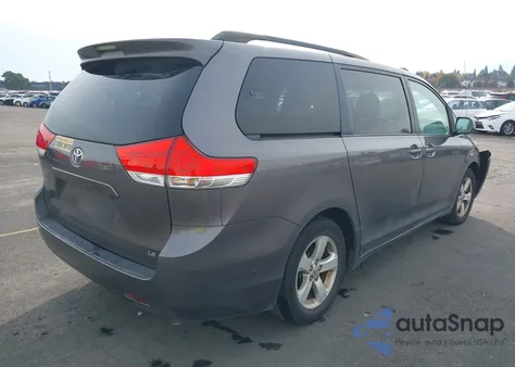 2012 Toyota Sienna Le V6 8 Passenger из США, поврежденный, VIN 5TDKK3DC5CS258007